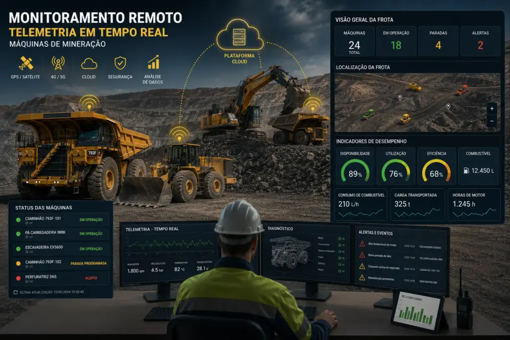 monitoramento de ativos industriais
