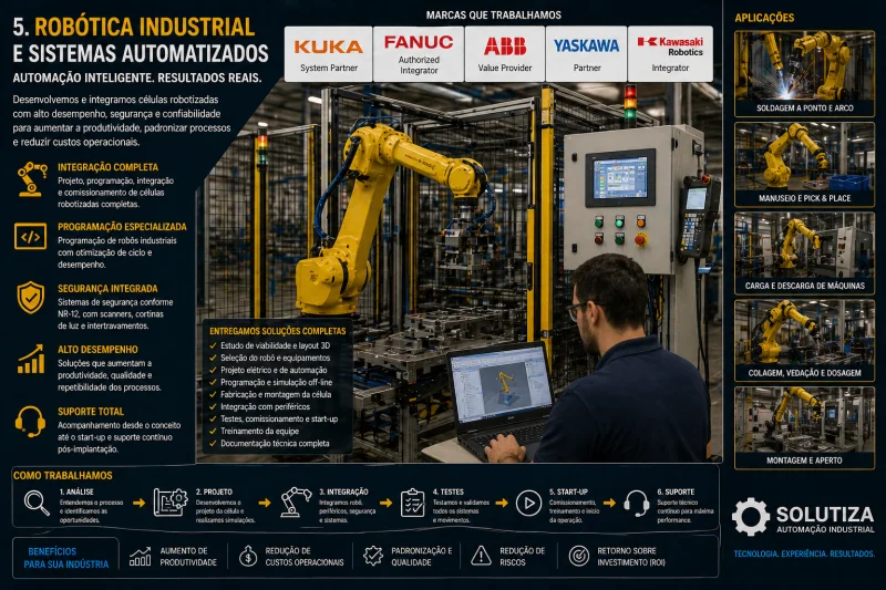 empresa de engenharia de robótica industrial