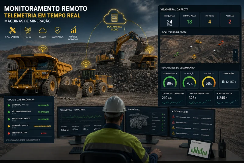 rastreamento industrial em tempo real