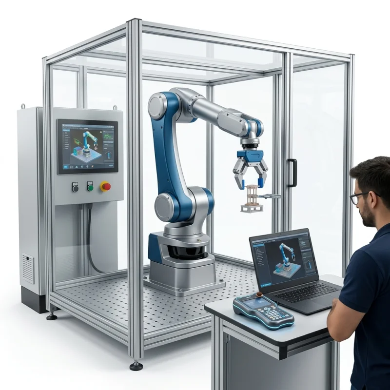 serviço de robótica industrial