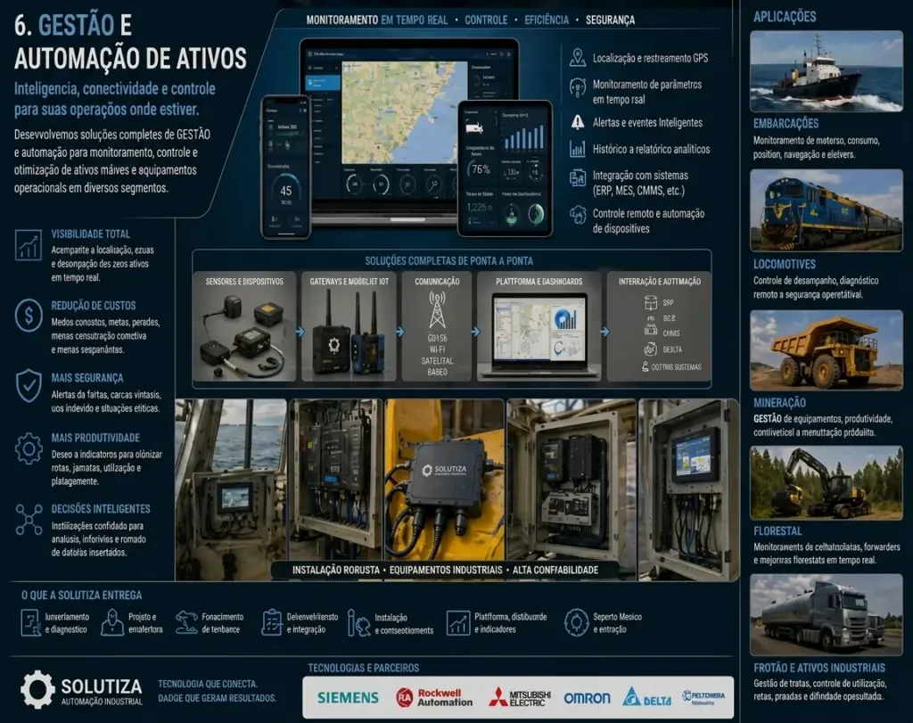 Gestão e Automação de Ativos Móveis e Industriais
